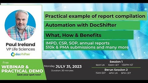 Report Generation Automation Webinar (with Reports+ Demo)