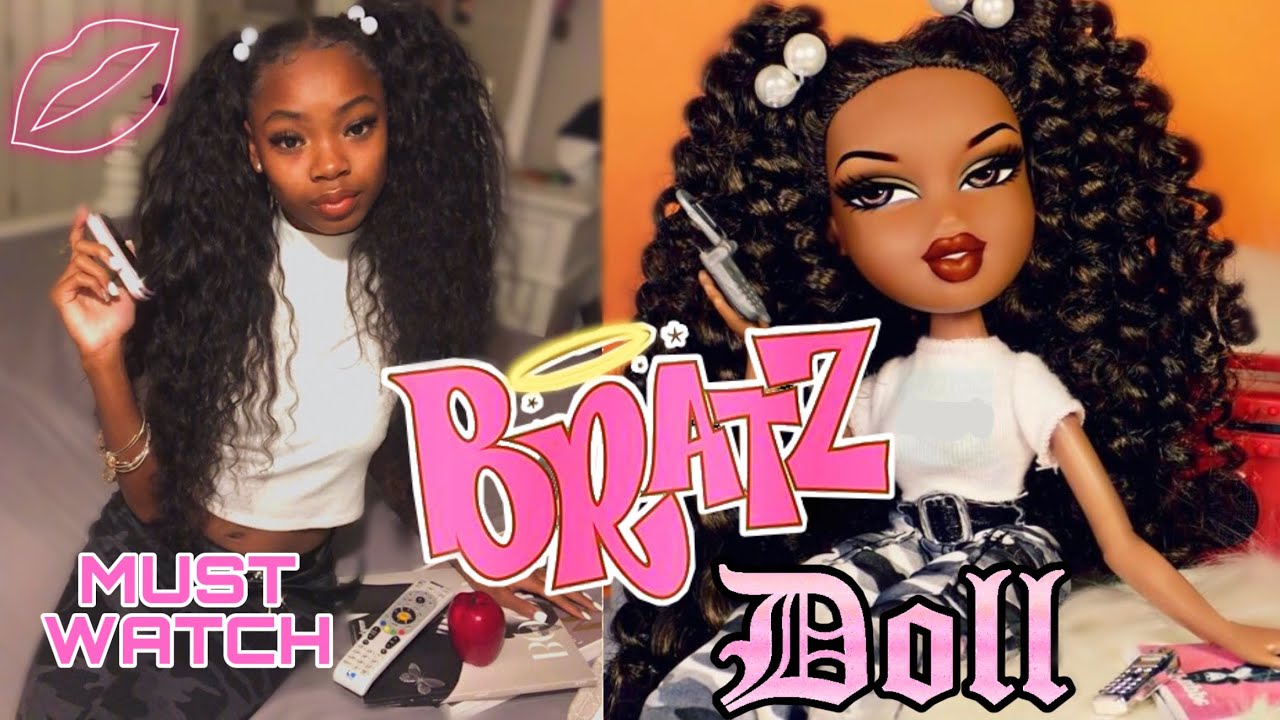 TURNING MYSELF INTO A BRATZ DOLL!! Bratz doll challenge! - YouTube