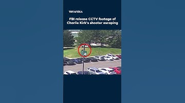 FBI show footage of Charlie Kirk’s shooter