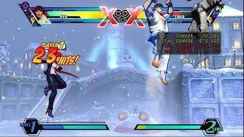 UMVC3 Ryu- Easy Denjin Combo for WORM