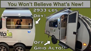 Safari Condo Alto R1723, F1743 Expedition, and F2414: 3 small campers with bathrooms that sleep 4