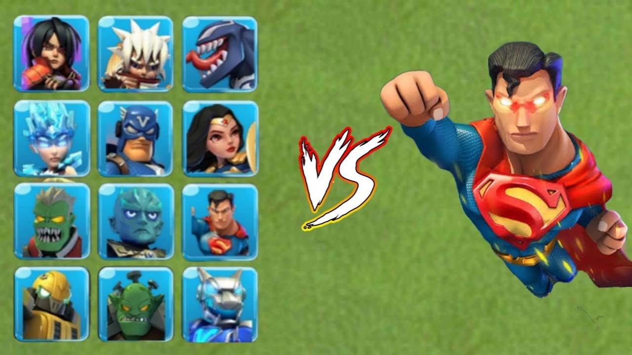 VICTORY VS OTHER HERO | CLASH OF ZOMBIES