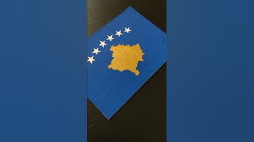 KOSOVO 🇽🇰 Flag Drawing #flagdrawing #kosovo #posca