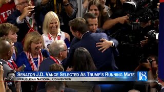 Senator J.D. Vance Selected As Trump's Running Mate