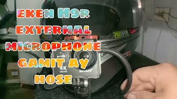 Eken H9r external microphone