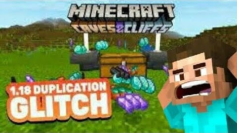 Minecraft Pe 1.18 item duplication glitch