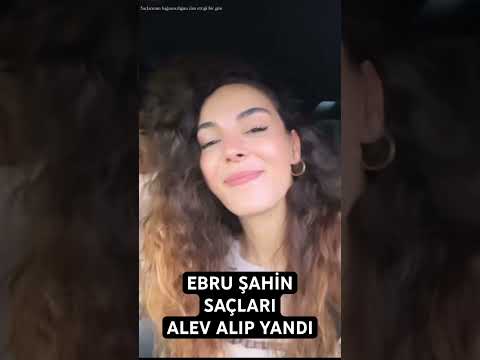 Ebru Şahin saçları alev alev yandı . Ebru Şahin ne oldu #shortsbeta #shortsvideo #shorts #short