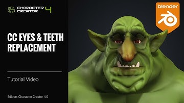 Replace Eyes & Teeth in Character Creator with Blender | Character Creator 4 Tutorial