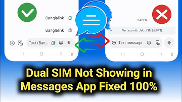 Dual SIM Option Missing From Message App 2025 ll Change Default SIM for Message in Android