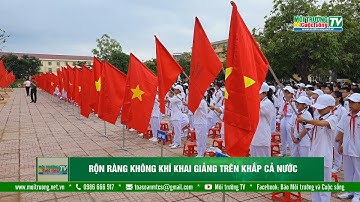 Rộn ràng không khí khai giảng trên khắp cả nước
