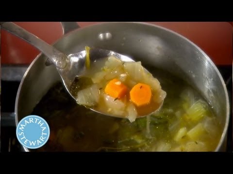 Homemade Stocks Lesson | Martha Stewart's Cooking School