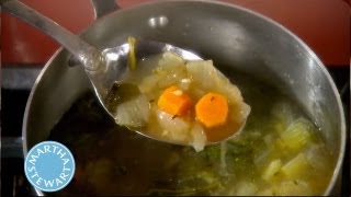 Homemade Stocks Lesson | Martha Stewart's Cooking School