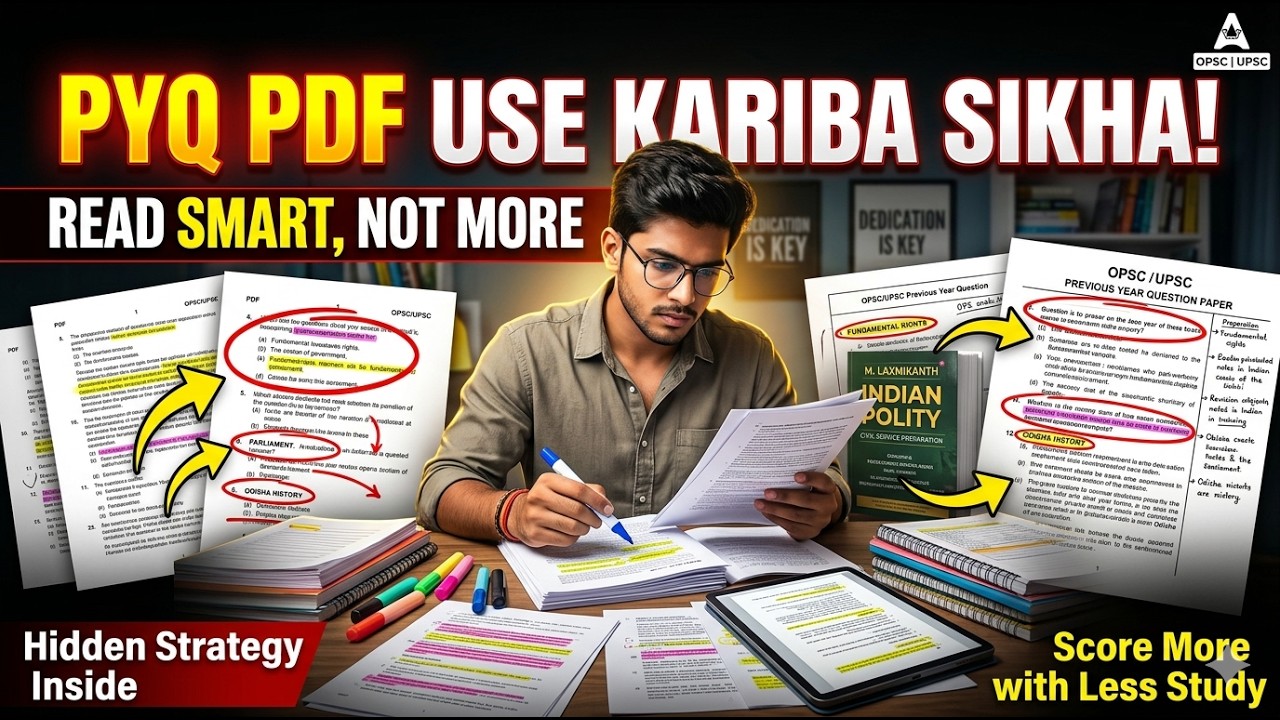 How to Use PYQ Analysis PDF Effectively | OPSC/UPSC Prelims Smart ...