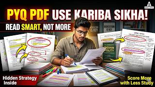 How to Use PYQ Analysis PDF Effectively | OPSC/UPSC Prelims Smart Preparation |