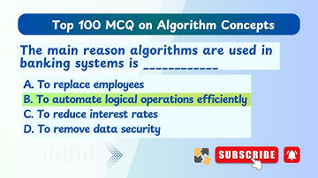 Top 100 Algorithm Concepts MCQ | Fundamentals to advanced concepts for Bank & Govt Exams 2025