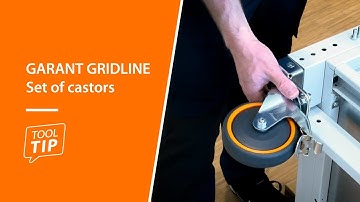 Tool Tip: GARANT GRIDLINE Set of castors
