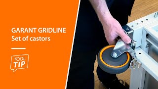 Tool Tip: GARANT GRIDLINE Set of castors