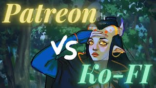 Ko-FI vs Patreon - Which is better? [Patreon alternative for Artists]