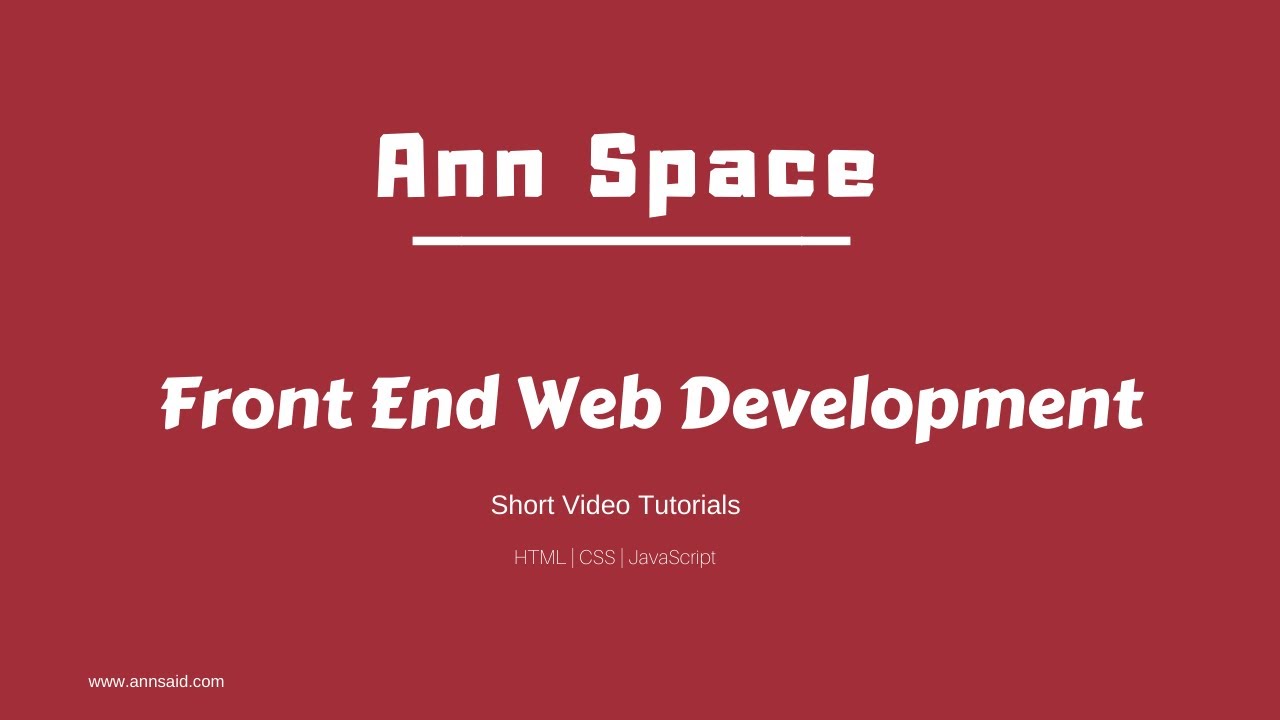 Style HTML Webpage using CSS (Arabic) - Part (1) - YouTube