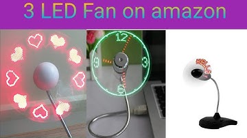 3 led fan | 3 unique led fa| 3 led you can amazon and flipkart