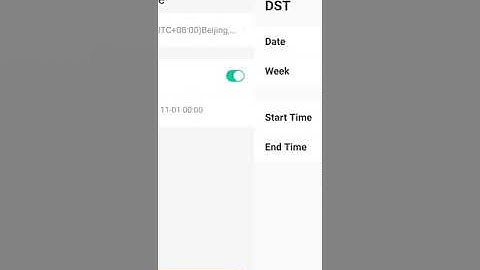 IMOU Time Zone Setting