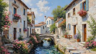 Vintage Mediterranean Village Street 🌸 | Soft Spring Ambience for Frame TV Art screenshot 2