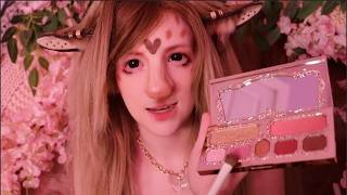ASMR WLW Deer Girl Does Your Makeup Before Your Date! (Personal Attention)