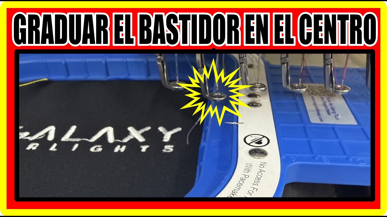 FIXING PROBLEMS WITH HOOP FRAME CENTER ❌ RESOLVIENDO PROBLEMAS CON EL CENTRO DEL BASTIDOR