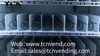 TCN Chocolate/Biscuit snack drink Automatic combo Vending Machine with 22 inch LCD display screen