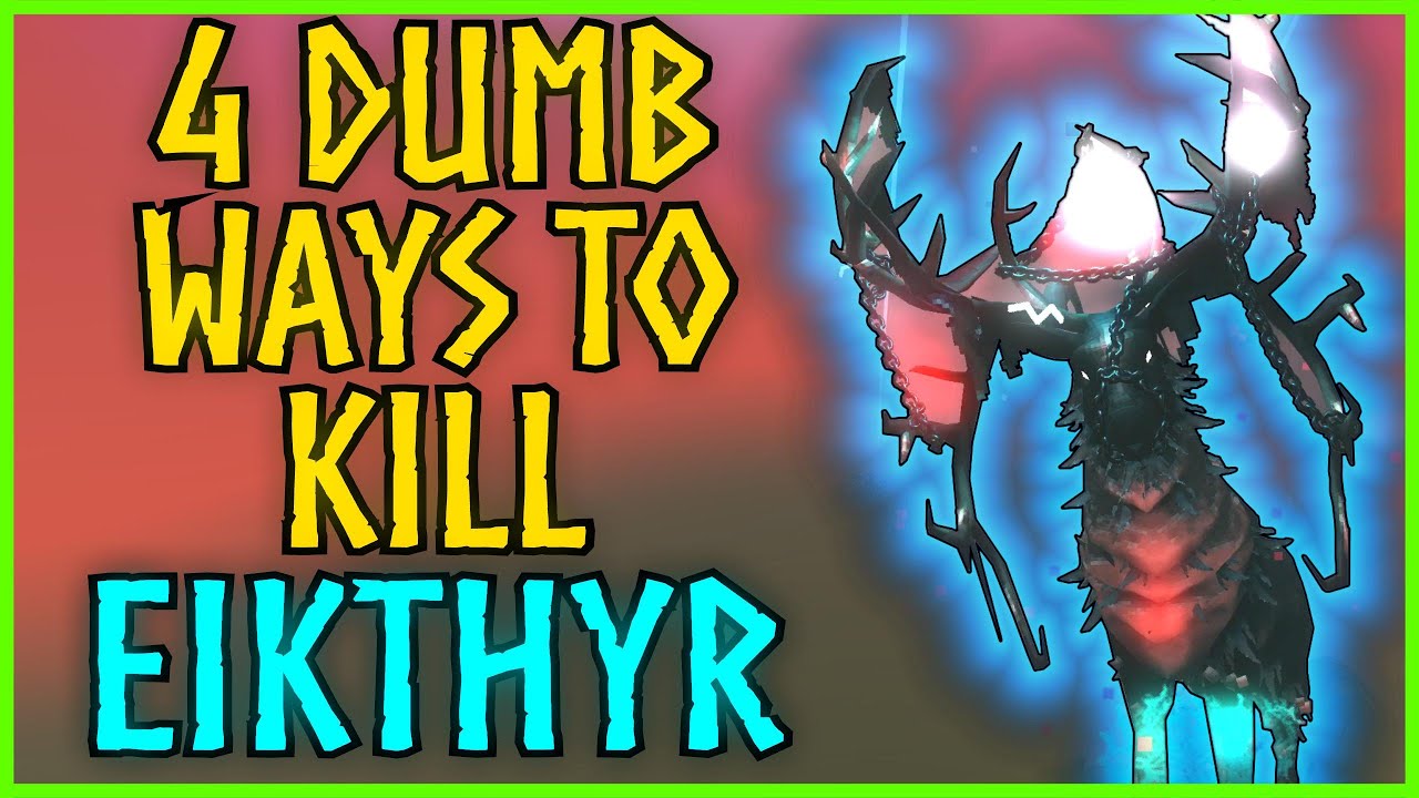 How to BEAT Eikthyr in 4 stupid ways | Valheim