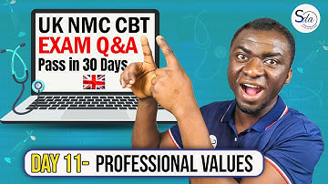 UK NMC CBT Test For Adult Nurses | 20 Questions on Professional Values (Day 11)