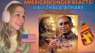 First Time Hearing "Vali Thala Athare" by W.D. Amaradeva! (Stunned) 😱 Sri Lankan Classic Reaction