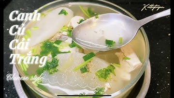 Món canh củ cải trắng hầm xương heo tàu hủ là một món ăn ngon và bổ dưỡng trong ẩm thực Á Đông