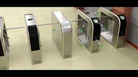 Cổng xoay 3 càng tripod turnstiles