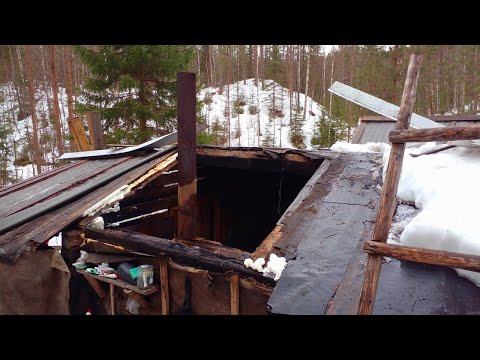 видео: ОДИН в ТАЙГЕ. РЕМОНТИРУЮ ИЗБУ. ЗАВЁЗ НОВУЮ ЛОДКУ. Часть вторая.