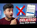 How to Delete Facebook Account Permanently (2026) | Quick &amp; Easy Method