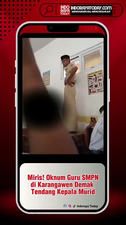 Miris! Oknum Guru SMP Negeri di Karangawen Tendang Kepala Murid