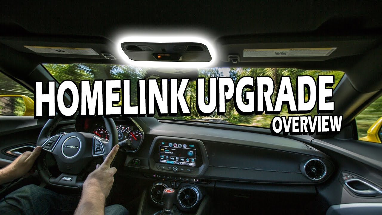20162018 Camaro HomeLink Upgrade Overview Gen5 DIY YouTube