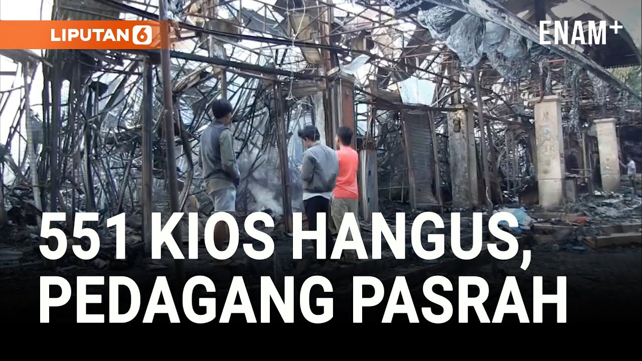 Begini Kondisi Pasar Taman Puring Usai Terbakar Hebat I Liputan6