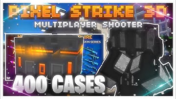 Pixel strike 3d but I open 400 cases of duplicates ( RAGE ) ( sapphire x2 )
