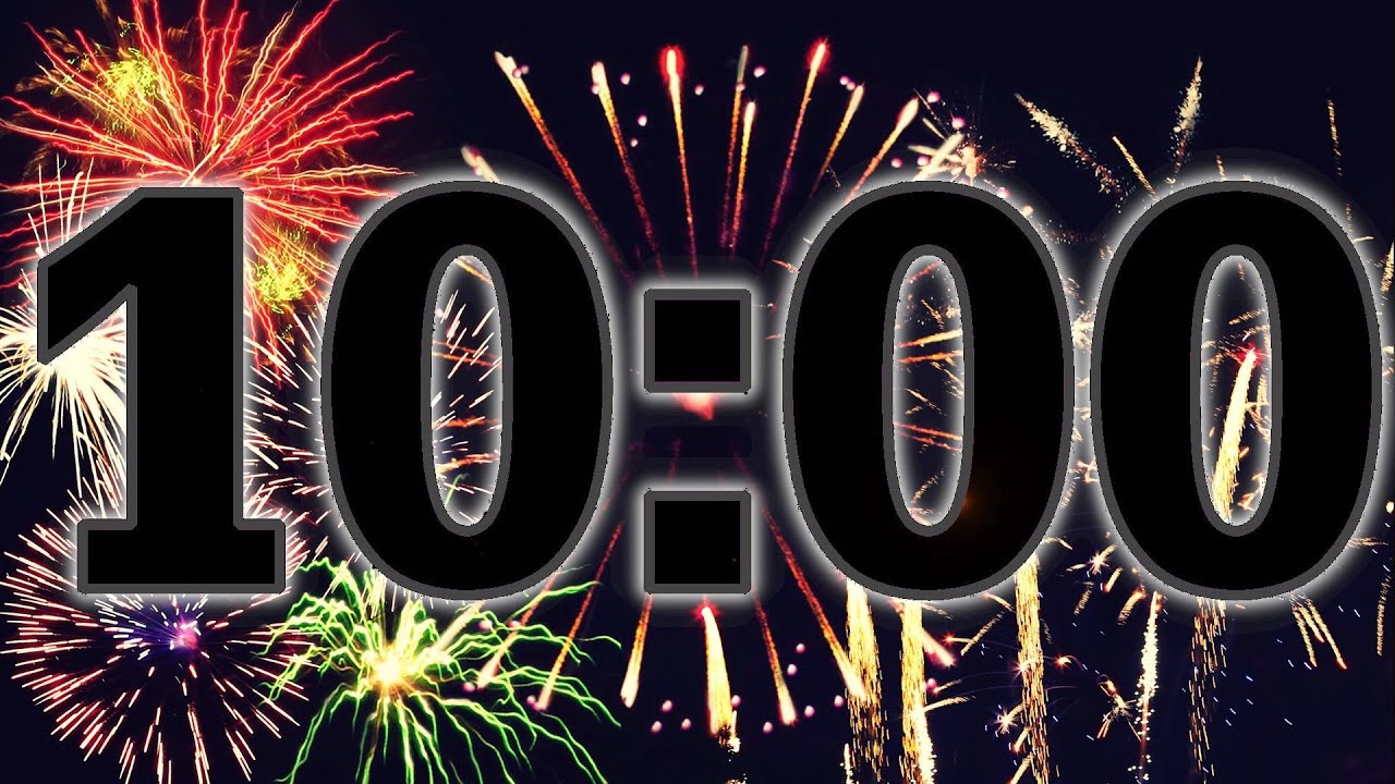 10 Minute Countdown Timer Summer Fireworks! 🎆 YouTube