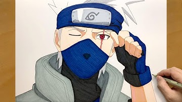 How to Draw Kakashi Hatake | step by step | draw anime | Naruto | Kakashi