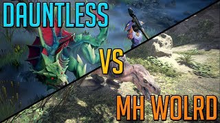 Dauntless VS Monster Hunter World [My Thoughts]