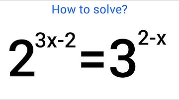 Math olympiad • How to solve this exponential equation?