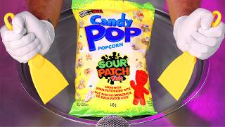 Asmr - Sour Patch Kids Candy Pop Popcorn Ice Cream Rolls First Sour, Then Sweet