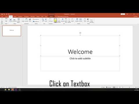 How to add/ remove/ edit text in ppt