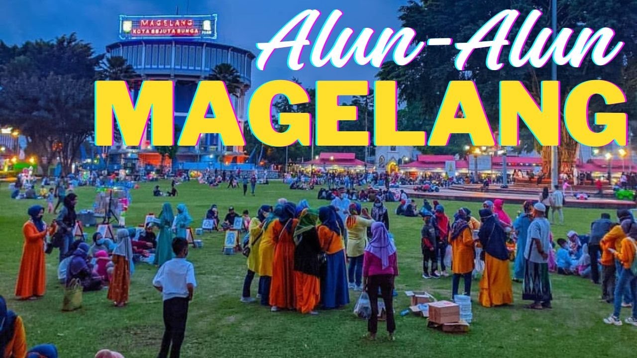 Alun-Alun Magelang Kota Sejuta Bunga | Dari Angkringan Hingga Kedai Aneka Kuliner Ada di Sini