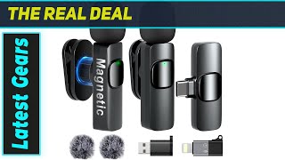 Best Wireless Lavalier Microphone 2-Pack: 3-in-1 Clip-on Mics for Clear Audio