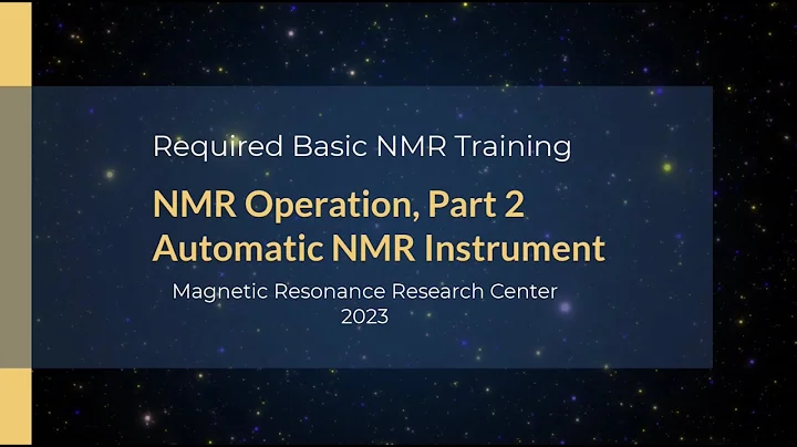 Automaic Bruker NMR Operation; ICON NMR