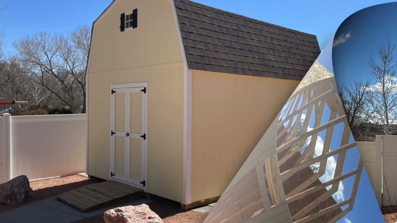 ABC Shed video tour. 12x16 Tall Barn 8